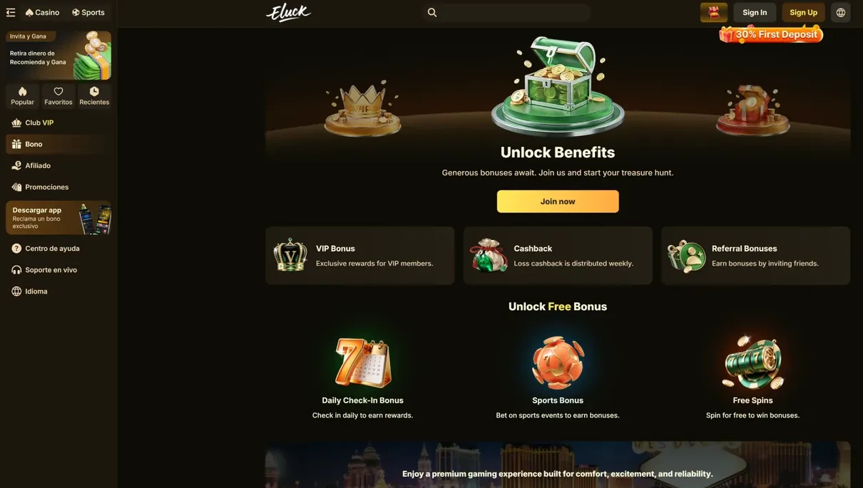 Eluck bonuses overview